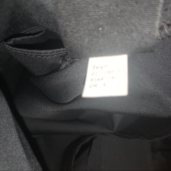 Who What Wear 1X Asymmetric Button Belted Blouse Black - Picture 6 of 7